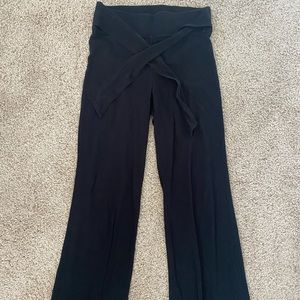 Ribbed flare pants